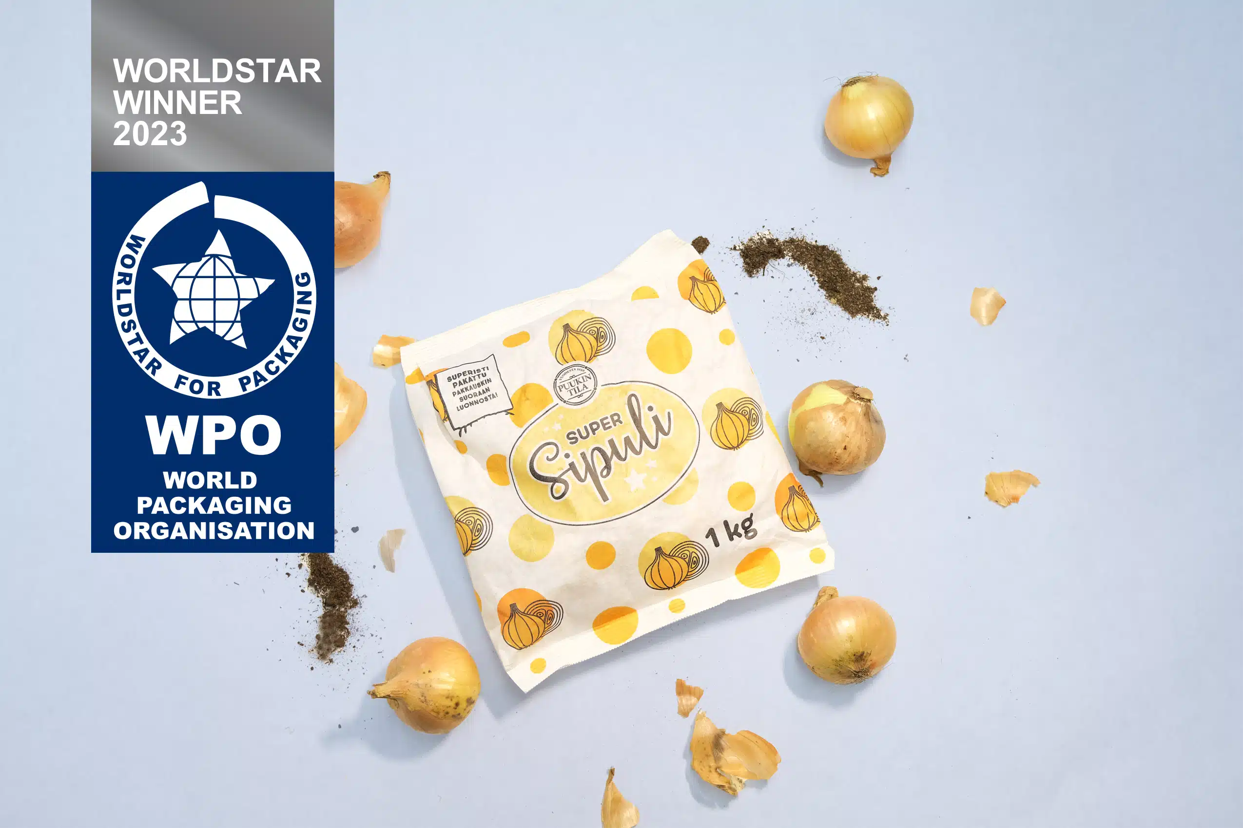 Paptic WorldStar award food packaging 2023